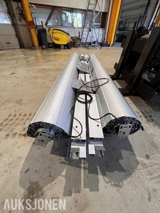 Rulleport Elektrisk / Aluminium / Ca. B260 x H307