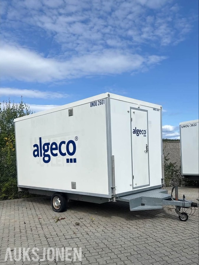 Algeco 1-dørs spisebrakke for 6 personer