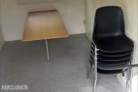 Algeco 1-dørs spisebrakke for 6 personer