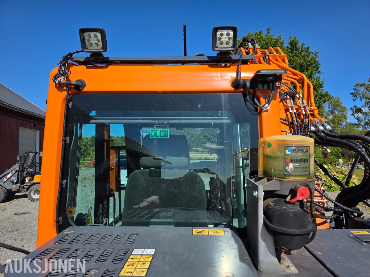 2022 Doosan DX140LCR-7 beltegraver 3235 timer-Engcon tiltrotator-sentralsmøring-gullavtale