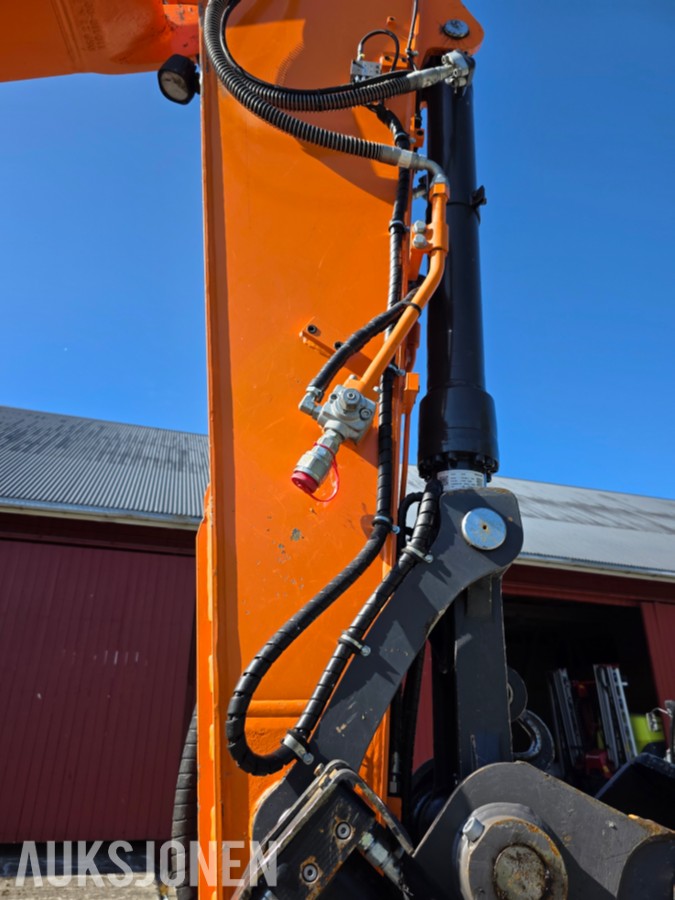 2022 Doosan DX140LCR-7 beltegraver 3235 timer-Engcon tiltrotator-sentralsmøring-gullavtale