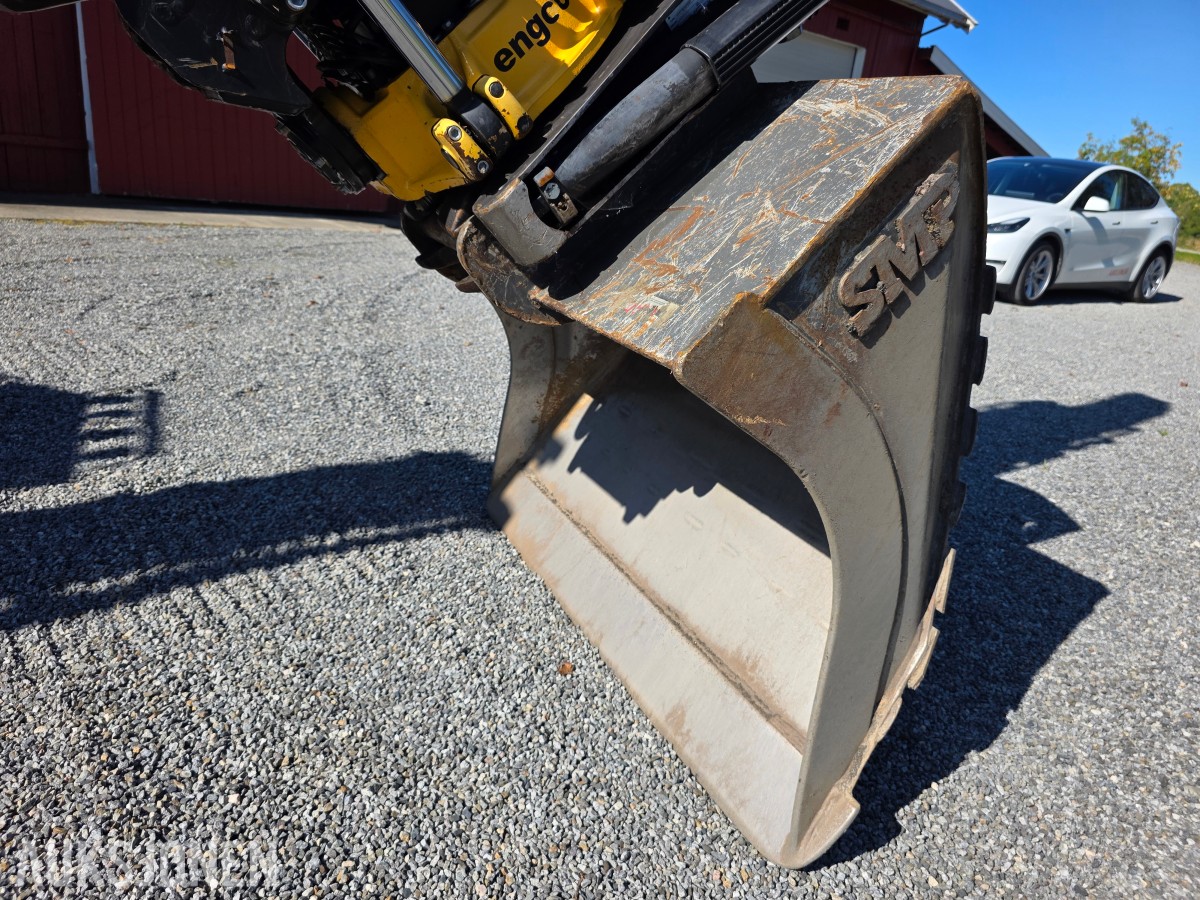2022 Doosan DX140LCR-7 beltegraver 3235 timer-Engcon tiltrotator-sentralsmøring-gullavtale