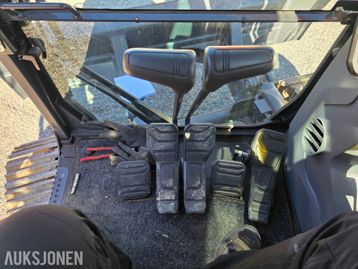 2022 Doosan DX140LCR-7 beltegraver 3235 timer-Engcon tiltrotator-sentralsmøring-gullavtale