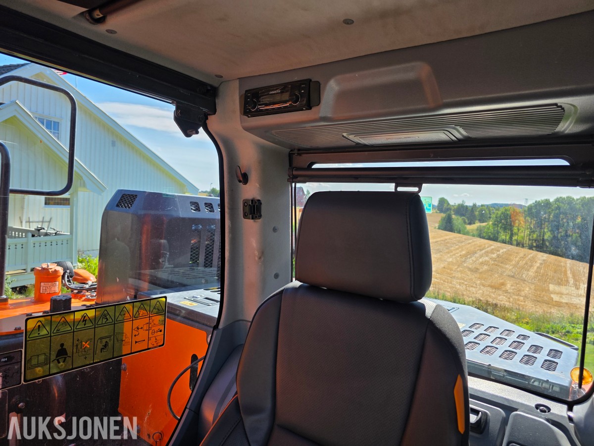 2022 Doosan DX140LCR-7 beltegraver 3235 timer-Engcon tiltrotator-sentralsmøring-gullavtale