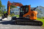 2022 Doosan DX140LCR-7 beltegraver 3235 timer-Engcon tiltrotator-sentralsmøring-gullavtale 