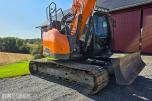 2022 Doosan DX140LCR-7 beltegraver 3235 timer-Engcon tiltrotator-sentralsmøring-gullavtale 