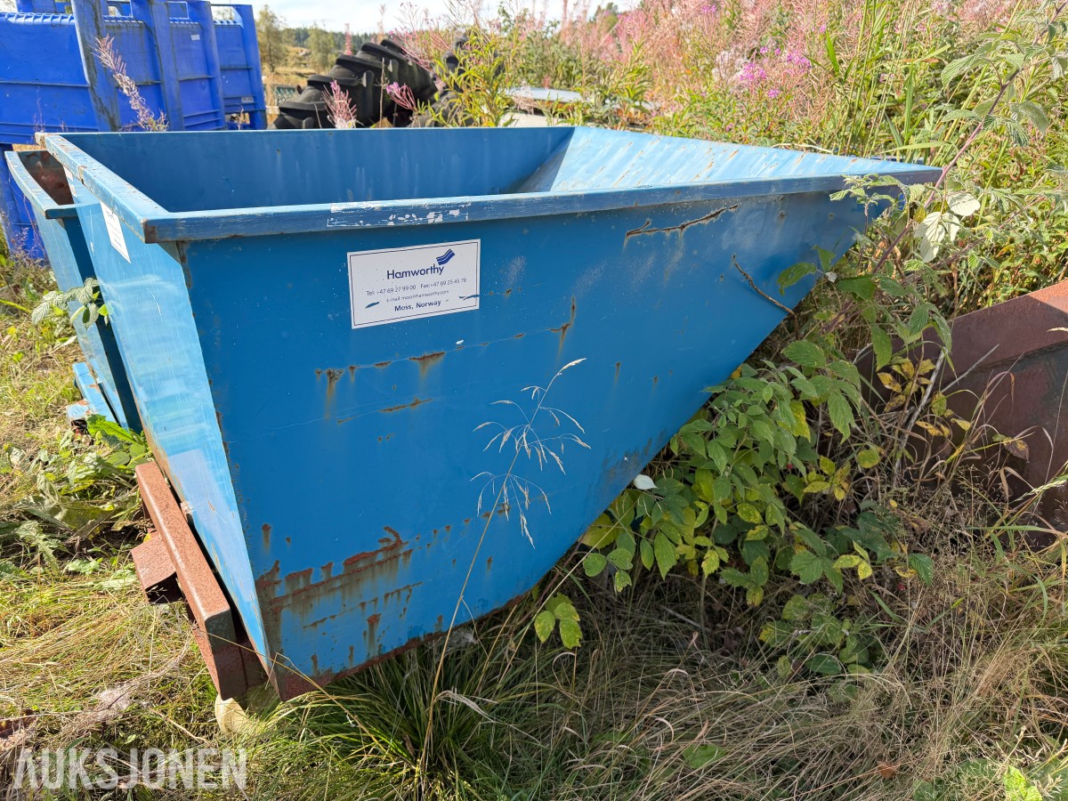 INTRA TIPPCONTAINER / TIPPKASSE MED HJUL