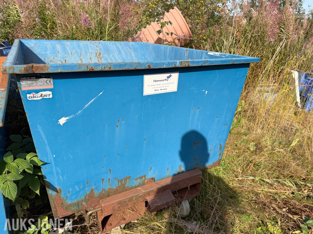 INTRA TIPPCONTAINER / TIPPKASSE MED HJUL