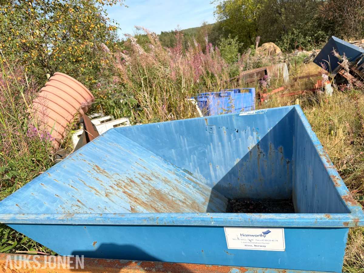 INTRA TIPPCONTAINER / TIPPKASSE MED HJUL