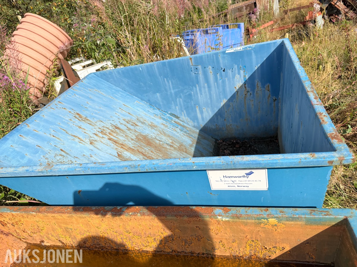 INTRA TIPPCONTAINER / TIPPKASSE MED HJUL