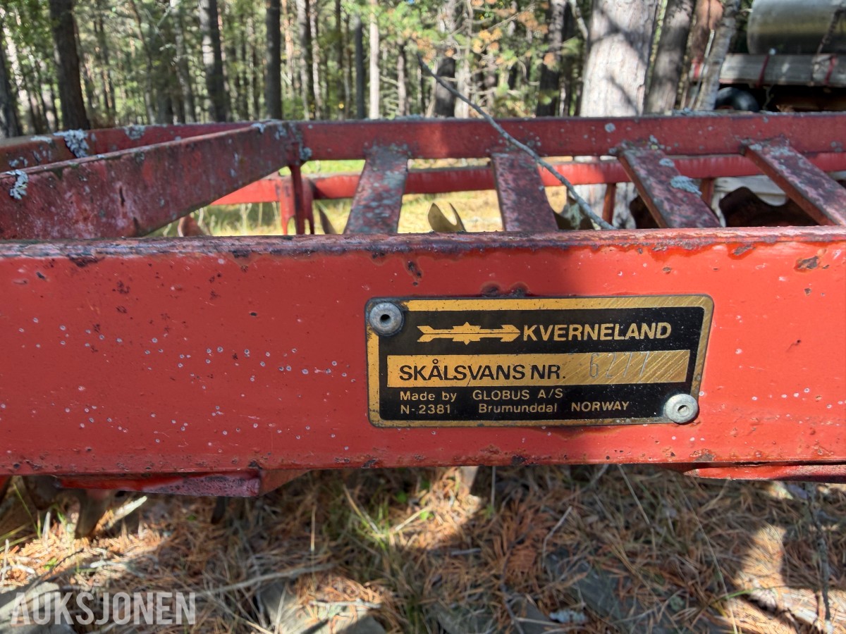 1995 Kverneland / Globus skålharv – 3-punkt