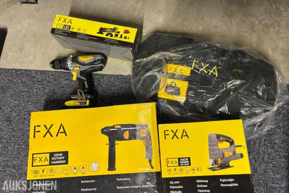 FXA verktøypakke – alt nytt/ubrukt