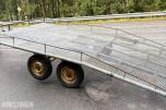 1991 Tredal Transporthenger med tandemaksler og gitterplan