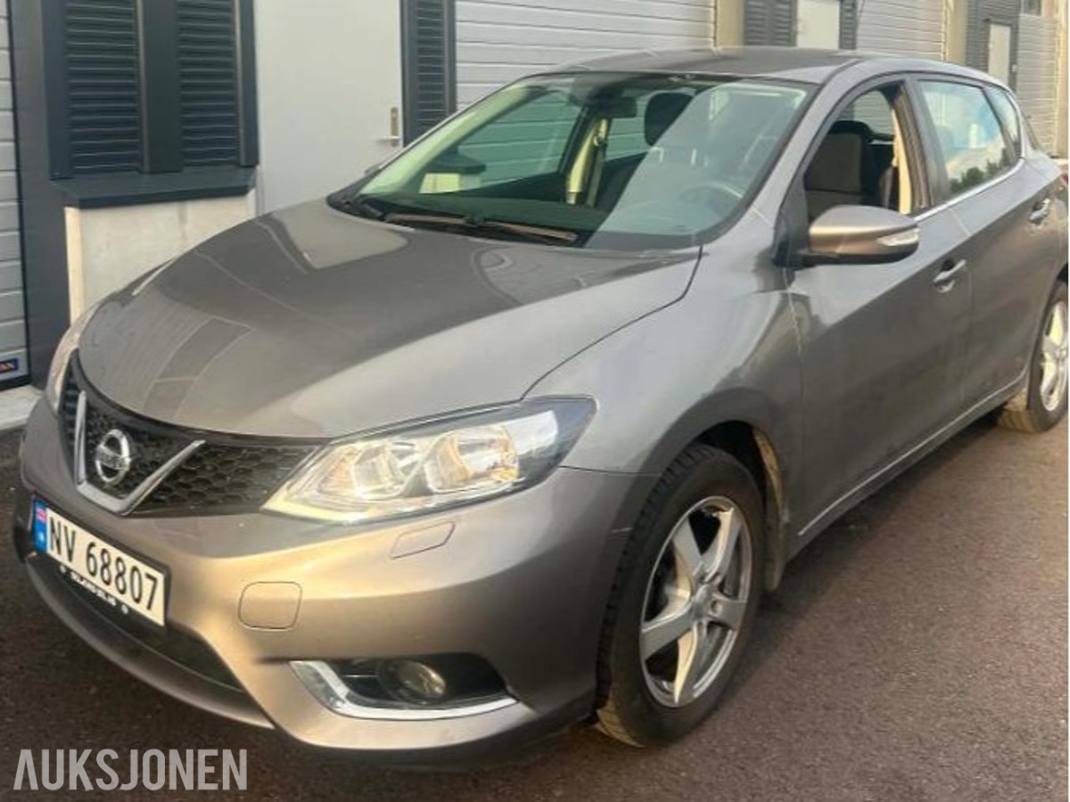 2015 Nissan Pulsar 1.2 116hk hengerfeste s+v dekk lav km 65478km