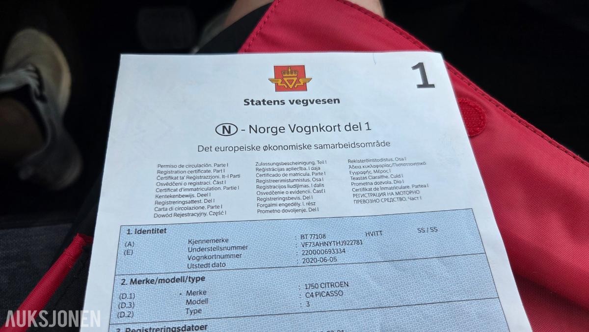 2018 Citroen GRAND C4 PICASSO 1.2-131 Rep objekt , 144000km