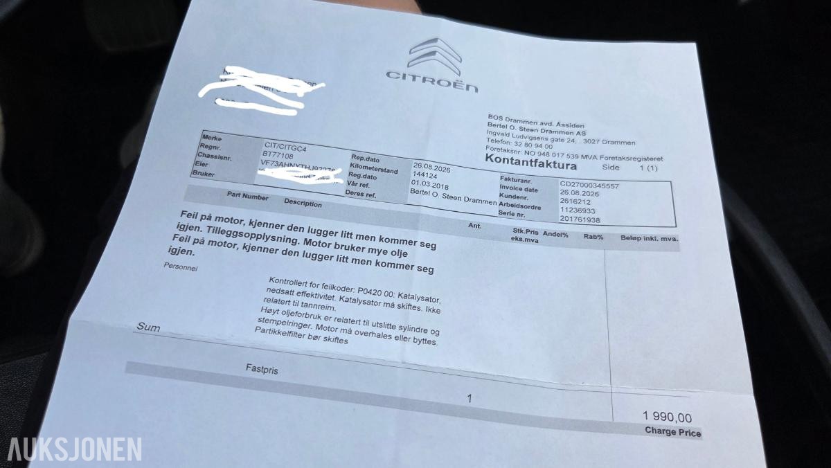 2018 Citroen GRAND C4 PICASSO 1.2-131 Rep objekt , 144000km