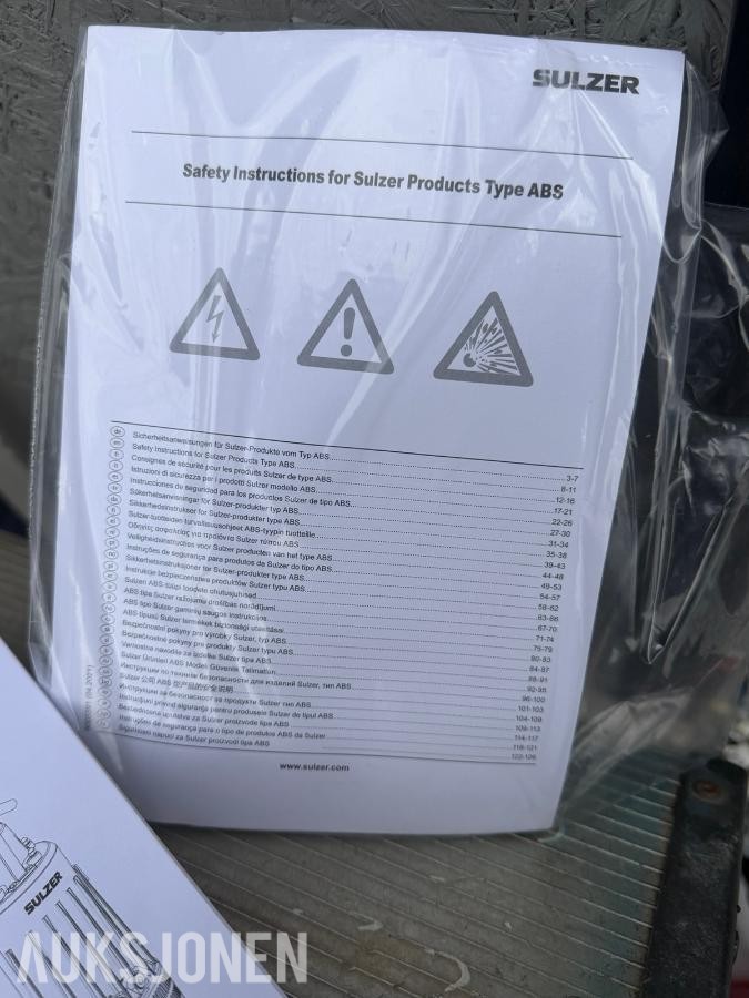 2026 NY/UBRUKT Sulzer J15 W lensepumpe/ dreneringspumpe
