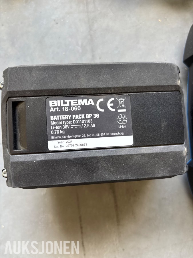 Biltema Gressklipper og kantklipper på batteri