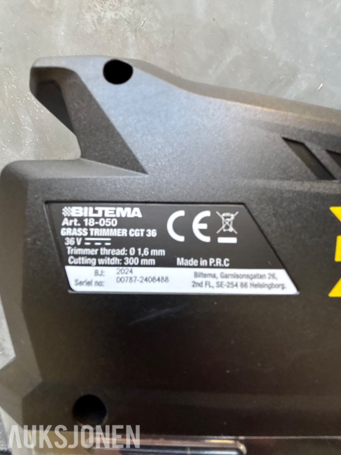 Biltema Gressklipper og kantklipper på batteri
