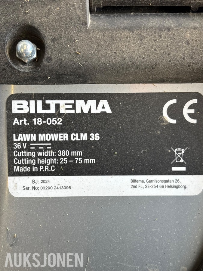 Biltema Gressklipper og kantklipper på batteri