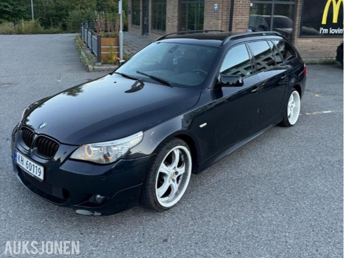 2008 BMW E61 520D 163HK M-Sport Automat, Cruisekontroll, Hengerfeste