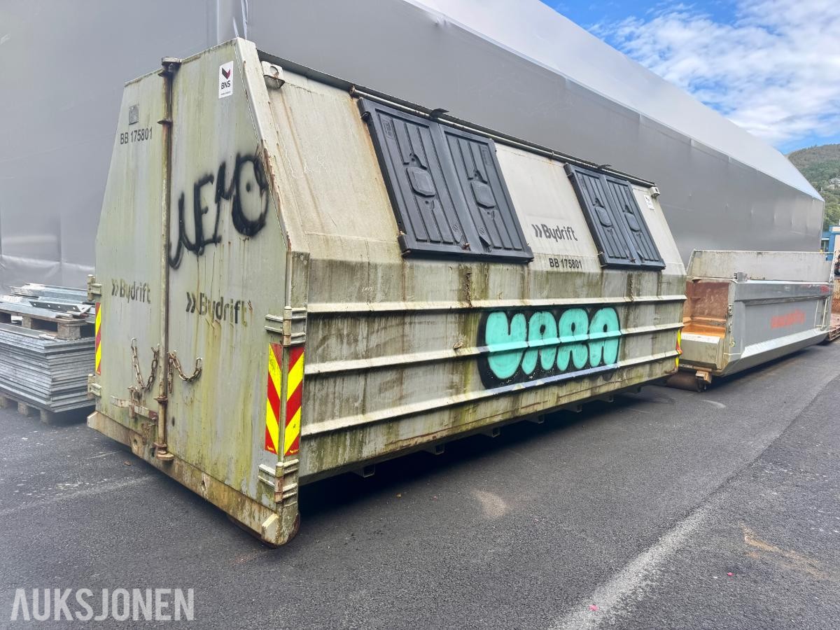 BNS bosscontainer beregnet for 3-akslet krokbil