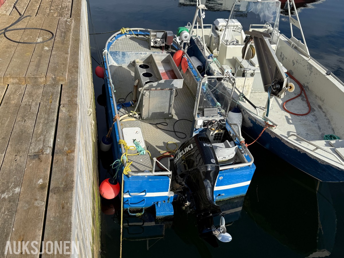 Nebben TR-8-FL aluminiumsbåt med Suzuki 150 hk og leppefiskrettighet