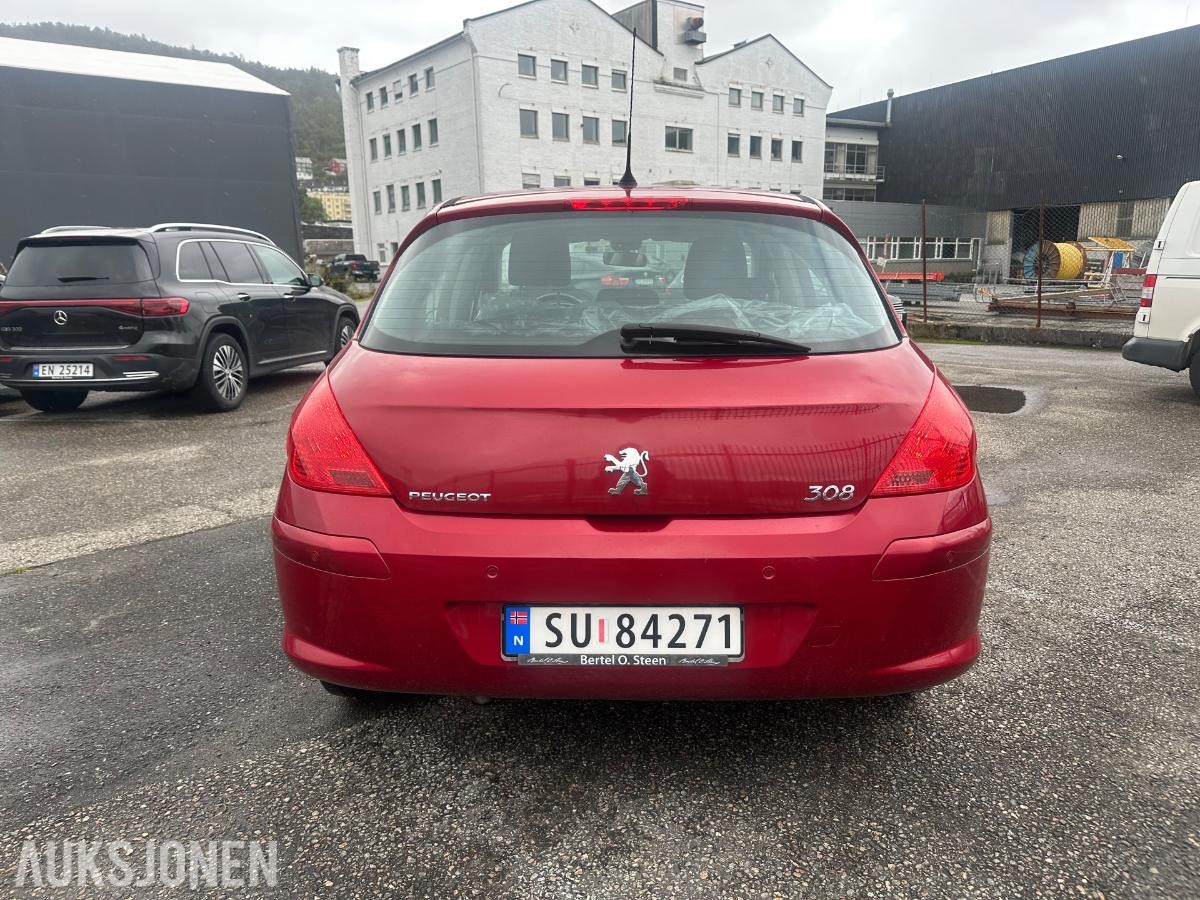 2010 Peugeot 308 1.6 90hk cruisekontroll s+v dekk eu ok 09.2027