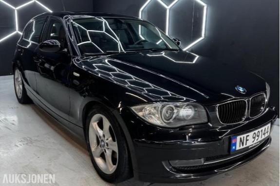 2008 BMW 118D 2.0 Diesel 143hk Automat, soltak, skinnseter, s+v dekk 