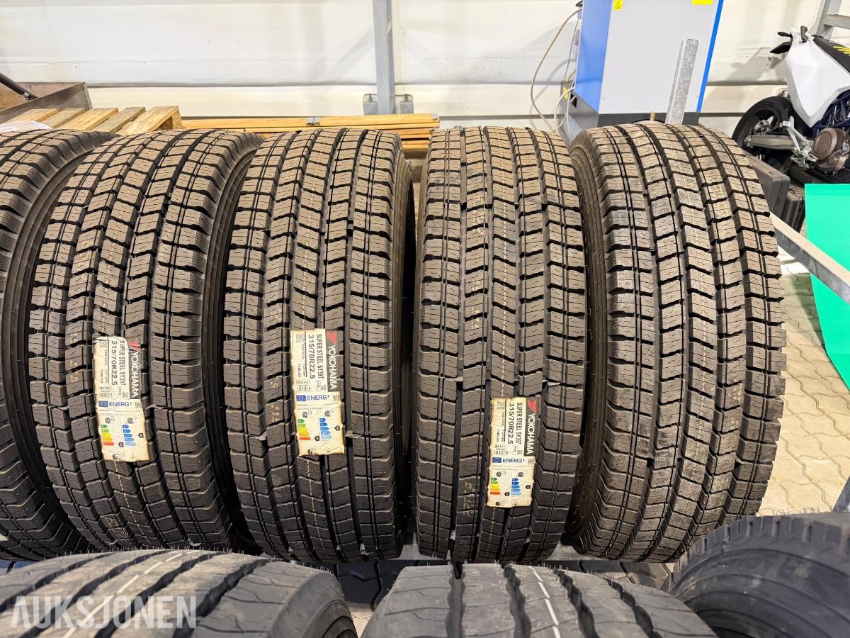 4 stk  Nye Yokohama SY397 315/70R22,5 drivhjul