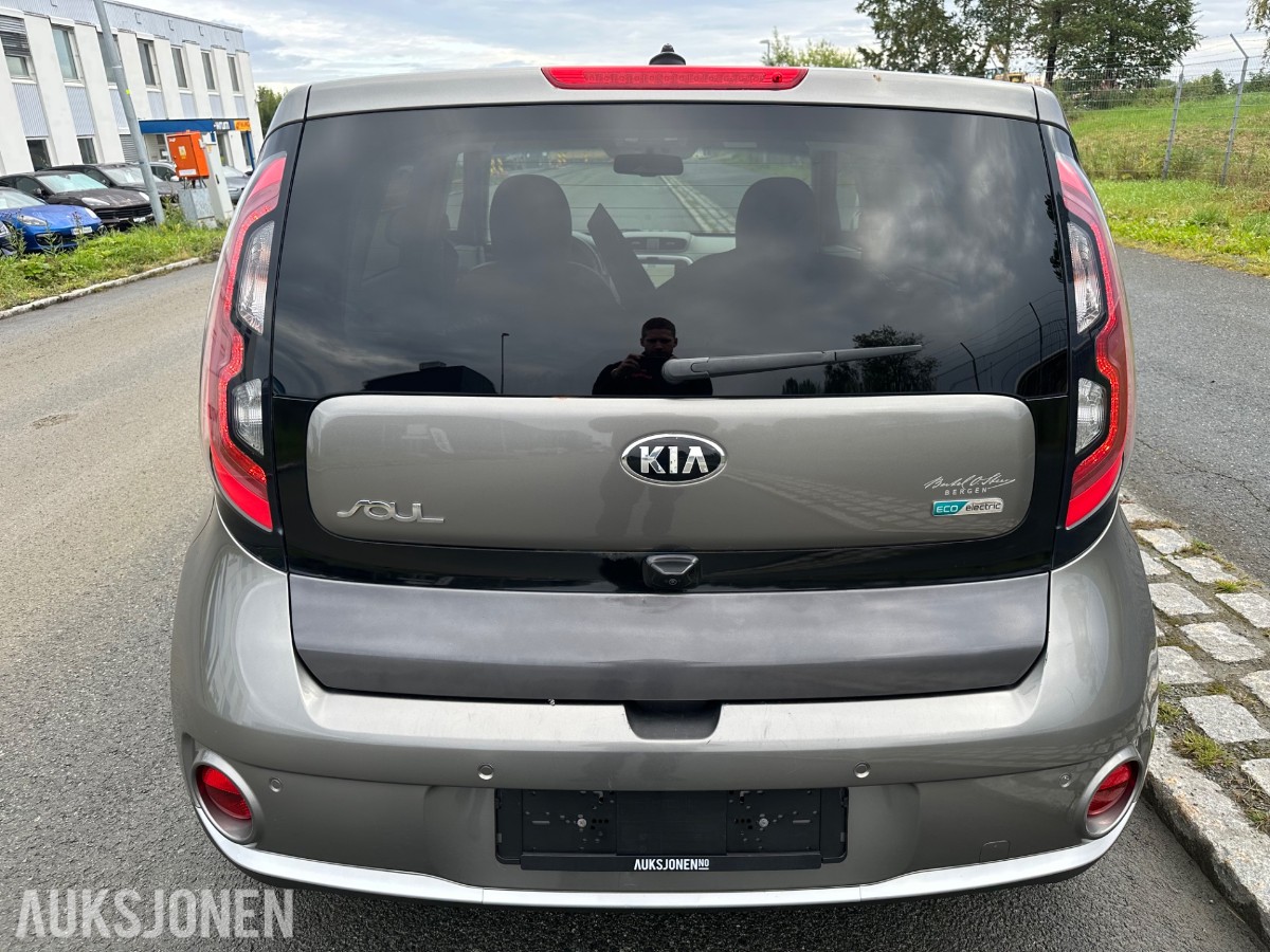 2016 KIA SOUL EV 27 KWH SKINN VARMEPUMPE KAMERA PARKERINGSSENSORER