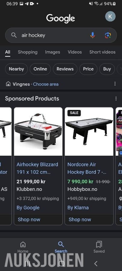 Air Hockey Spill