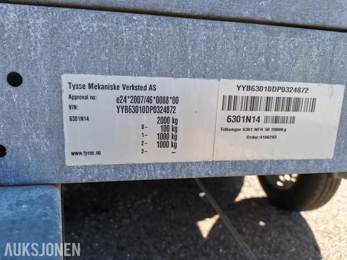2023 Tysse 6301 Varehenger