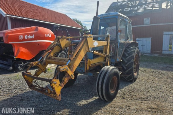 1978 Ford 6600 Traktorgraver, Hymas 21, frontlaster, 3 skuffer til graver