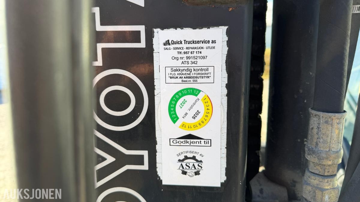 2005 Toyota 62-7FDF30 gaffeltruck 3 000 kg