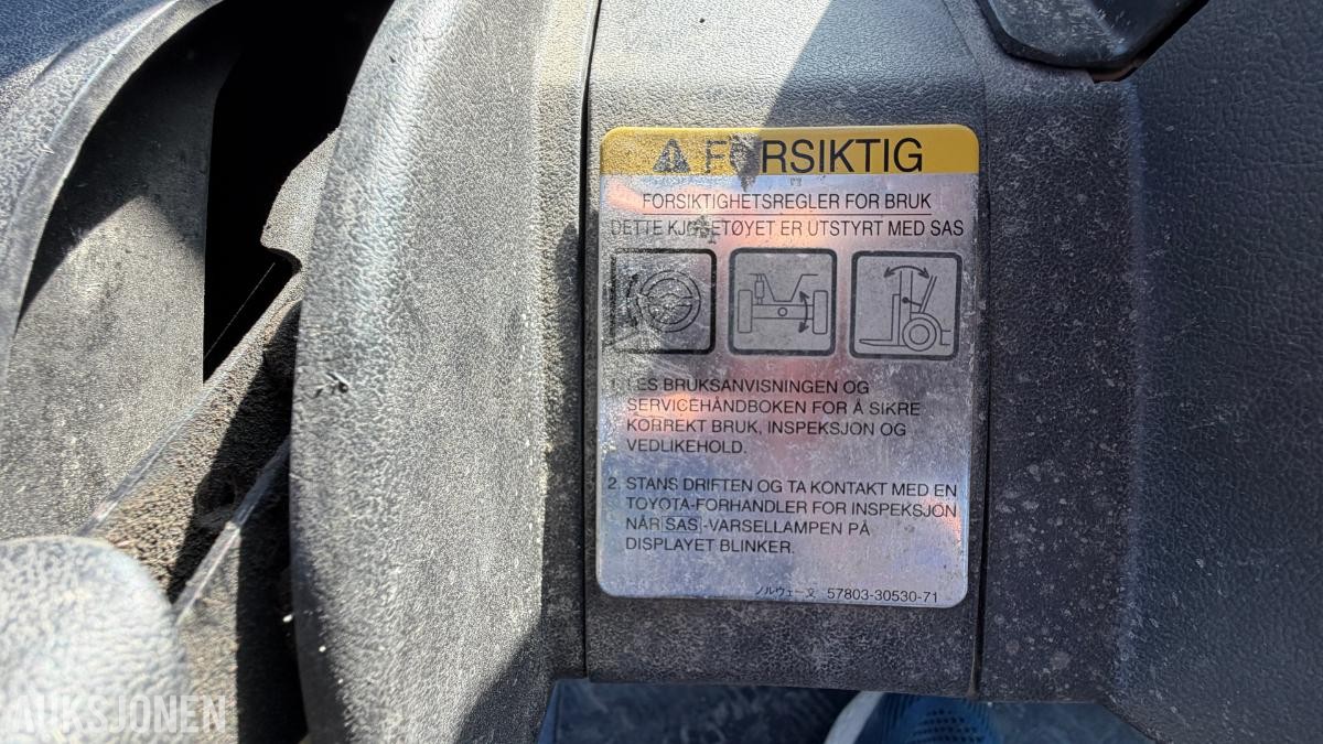 2005 Toyota 62-7FDF30 gaffeltruck 3 000 kg