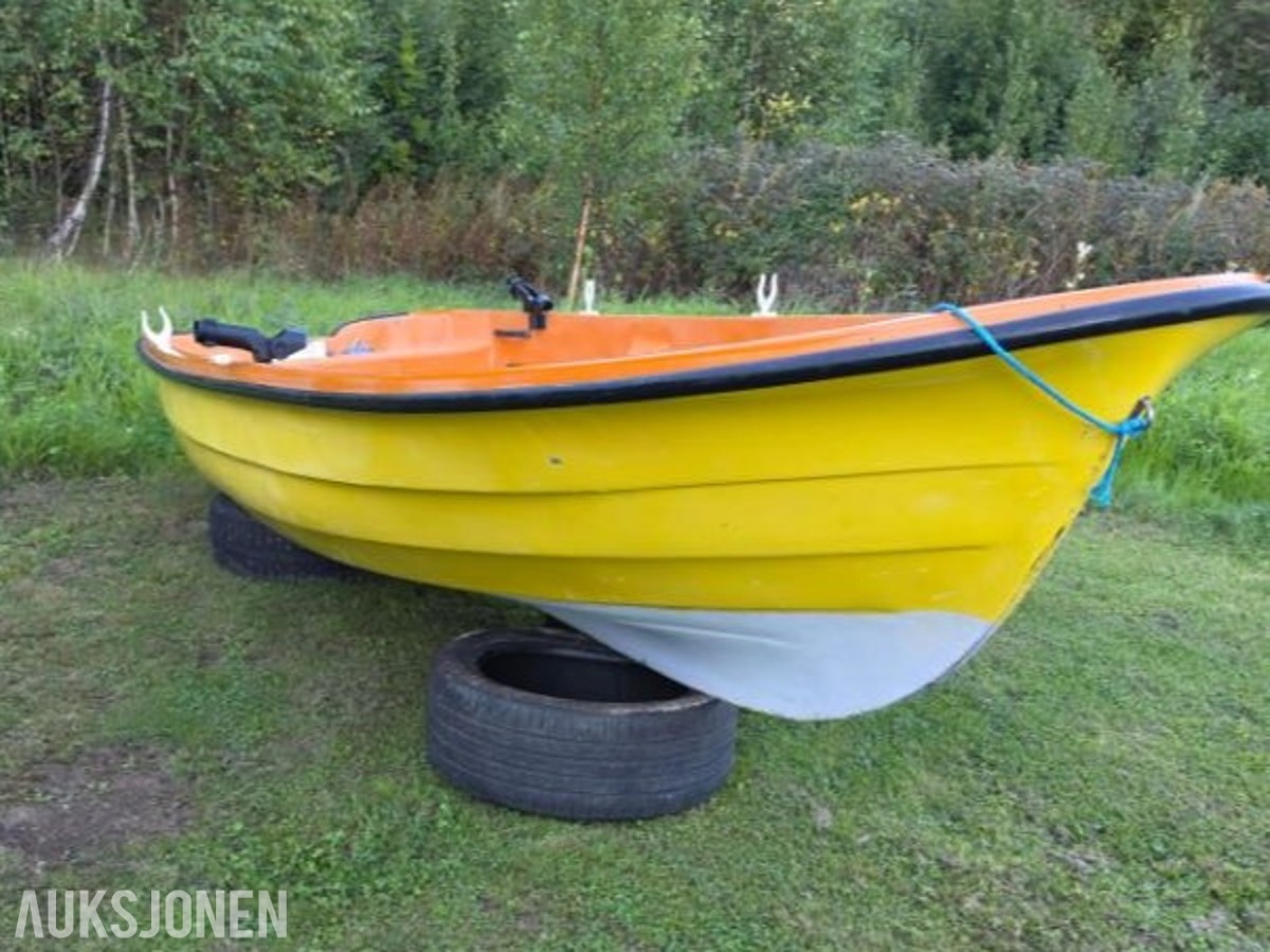 1995 Viking silver med Evinrude 6hk