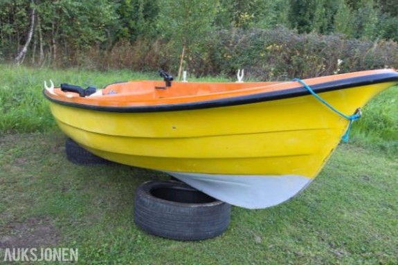 1995 Viking silver med Evinrude 6hk