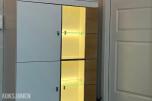 2018 Menton Vitrineskap integrert LED-belysning