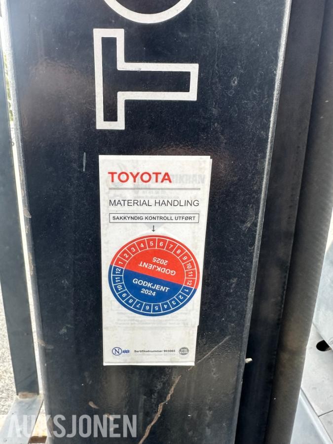 2005 TOYOTA 7FBEF 15 ELEKTRISK TRUCK, LADER, 4112 TIMER