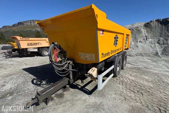 2016 Stronga Dump Loada DL1200 Traktortilhenger, 20 500 kg nyttelast, sving bakre aksling