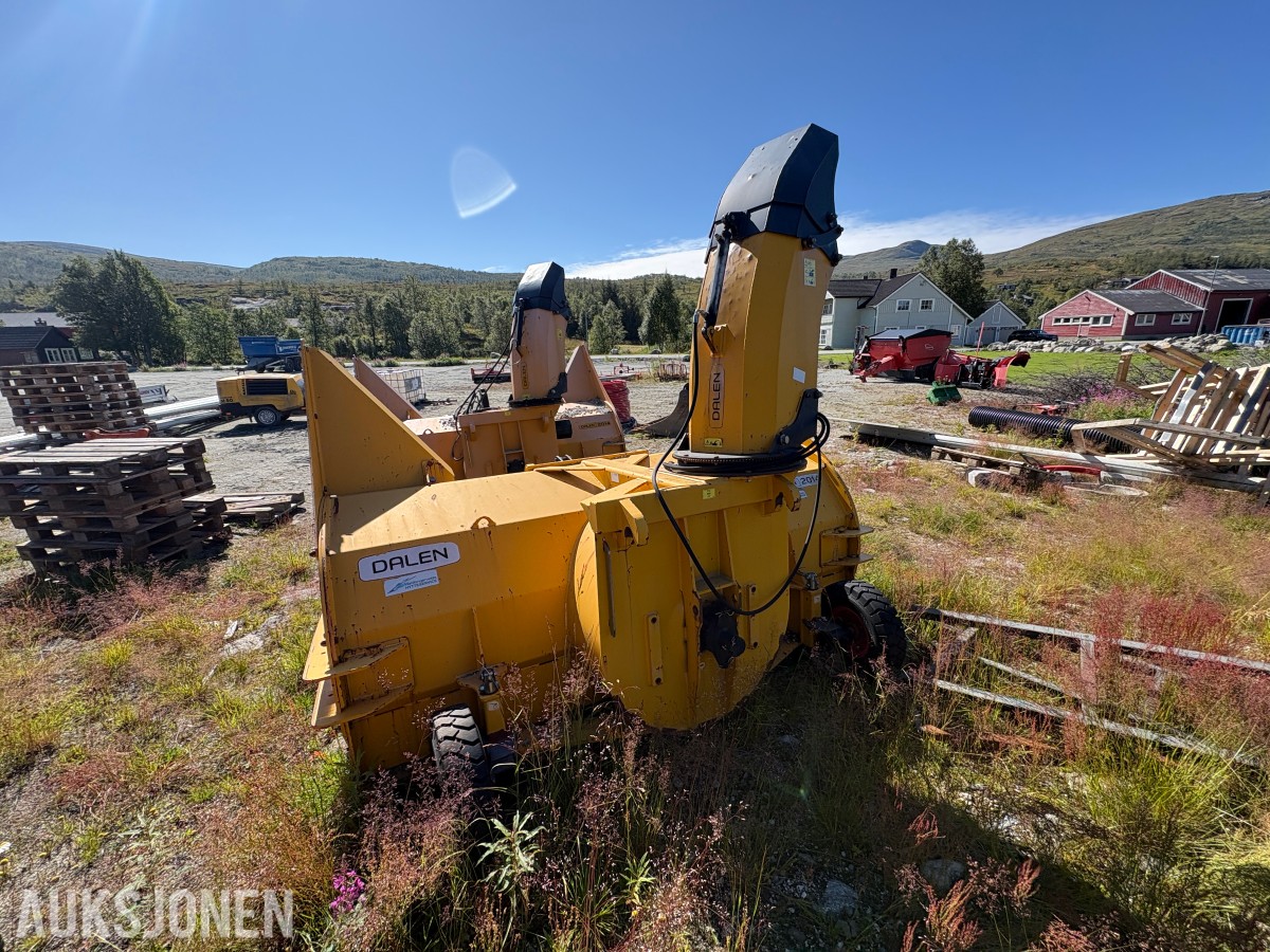 2014 Dalen 2014-010X Snøfres, PTO, 2200 kg