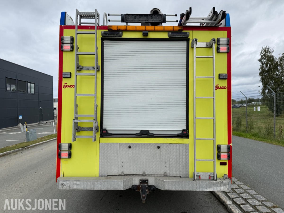 2015 Volvo FMX 4x4 brannbil, Ziegler/Braco påbygg, FPN 10-3000-1HR pumpe