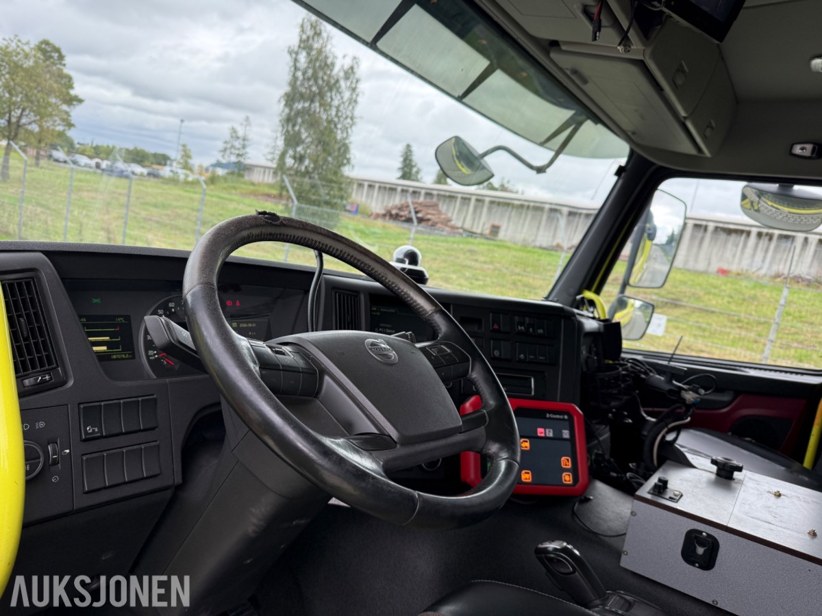 2015 Volvo FMX 4x4 brannbil, Ziegler/Braco påbygg, FPN 10-3000-1HR pumpe