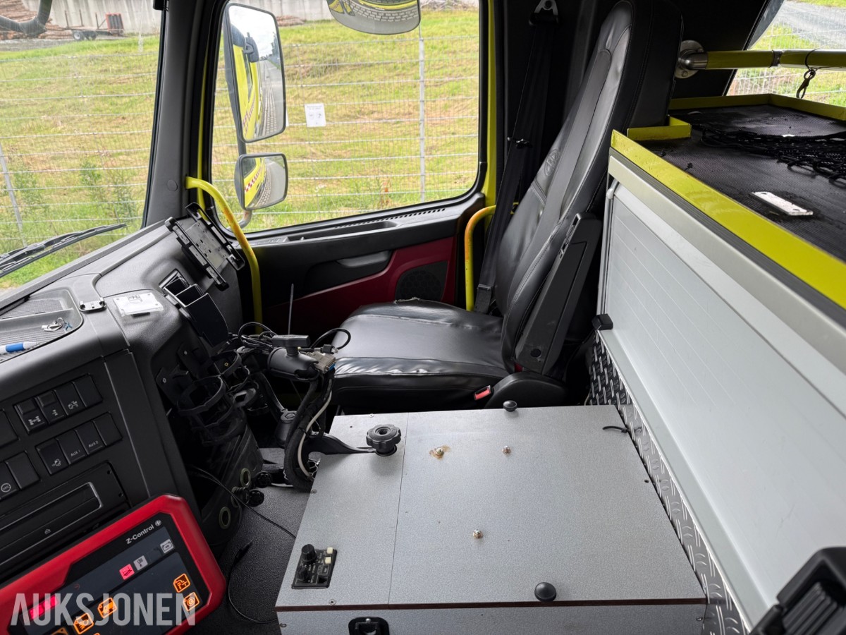 2015 Volvo FMX 4x4 brannbil, Ziegler/Braco påbygg, FPN 10-3000-1HR pumpe