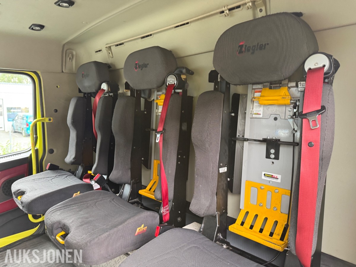 2015 Volvo FMX 4x4 brannbil, Ziegler/Braco påbygg, FPN 10-3000-1HR pumpe