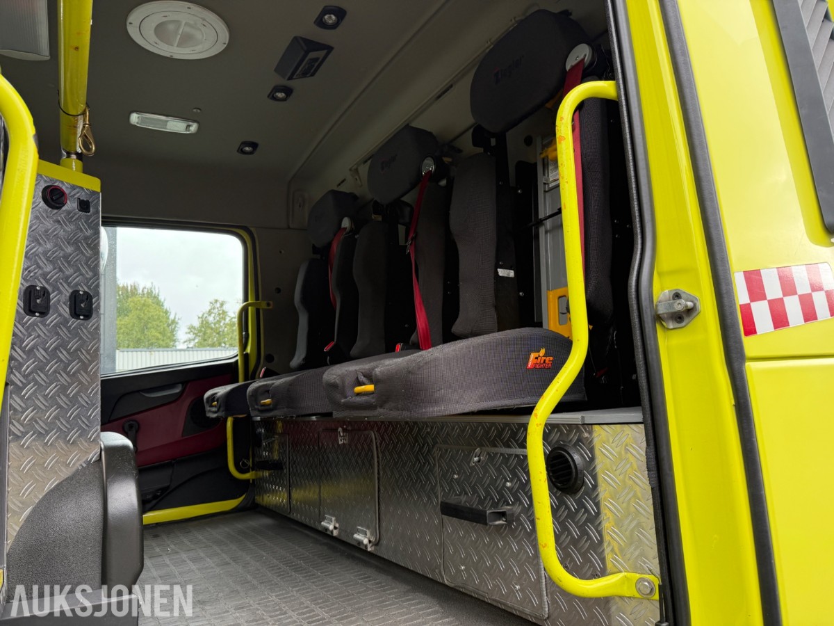 2015 Volvo FMX 4x4 brannbil, Ziegler/Braco påbygg, FPN 10-3000-1HR pumpe