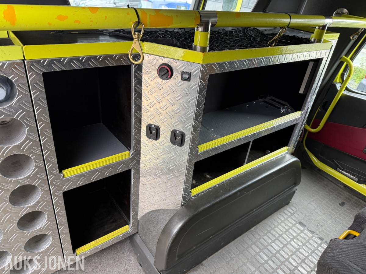 2015 Volvo FMX 4x4 brannbil, Ziegler/Braco påbygg, FPN 10-3000-1HR pumpe