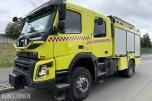 2015 Volvo FMX 4x4 brannbil, Ziegler/Braco påbygg, FPN 10-3000-1HR pumpe