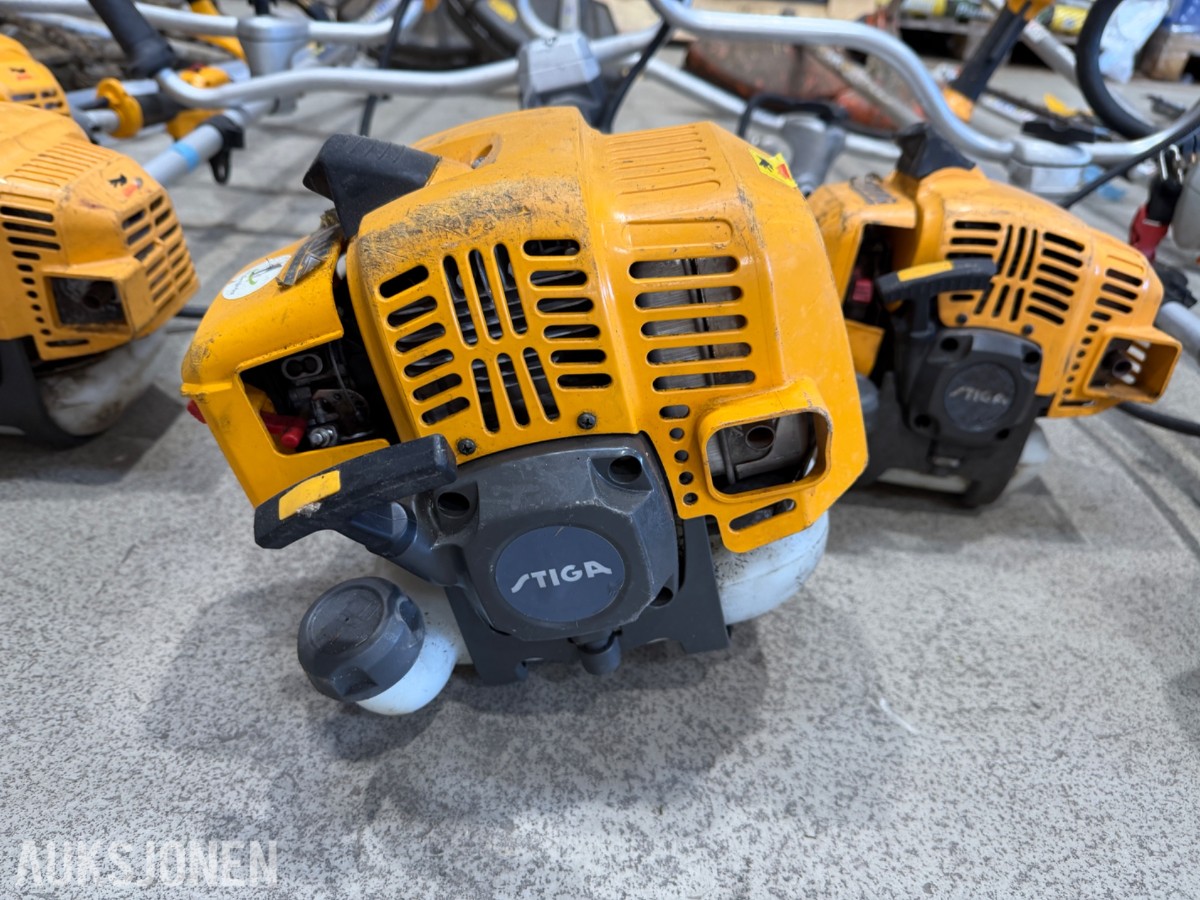 Parti med ryddesager og hekkesakser - Stihl, Stiga, Makita
